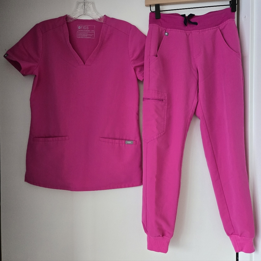 Figs electric orchid xxs casma zamora jogger petite